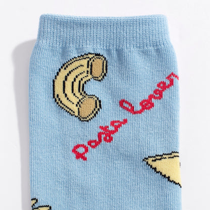 Pasta Lover Crew Socks - Starry Skies Austin