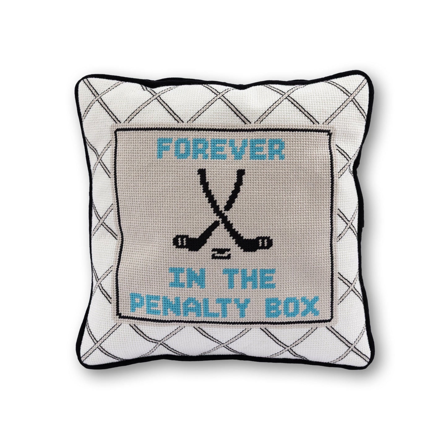 Penalty Box Needlepoint Pillow - Starry Skies Austin
