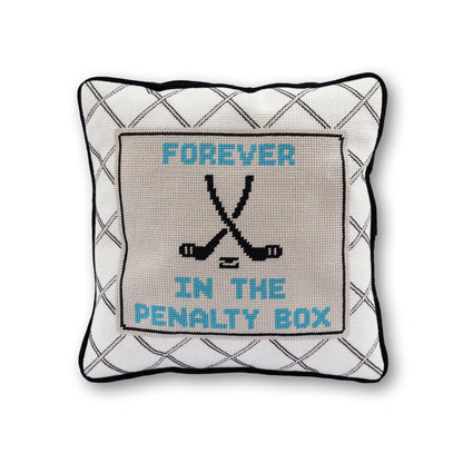 Penalty Box Needlepoint Pillow - Starry Skies Austin