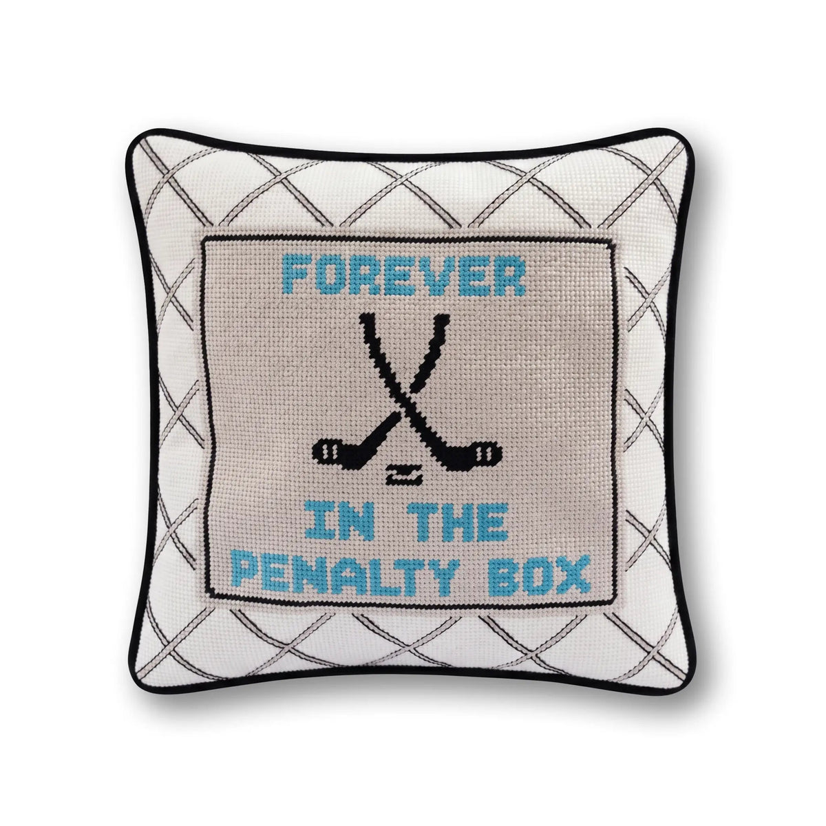 Penalty Box Needlepoint Pillow - Starry Skies Austin