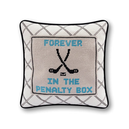 Penalty Box Needlepoint Pillow - Starry Skies Austin