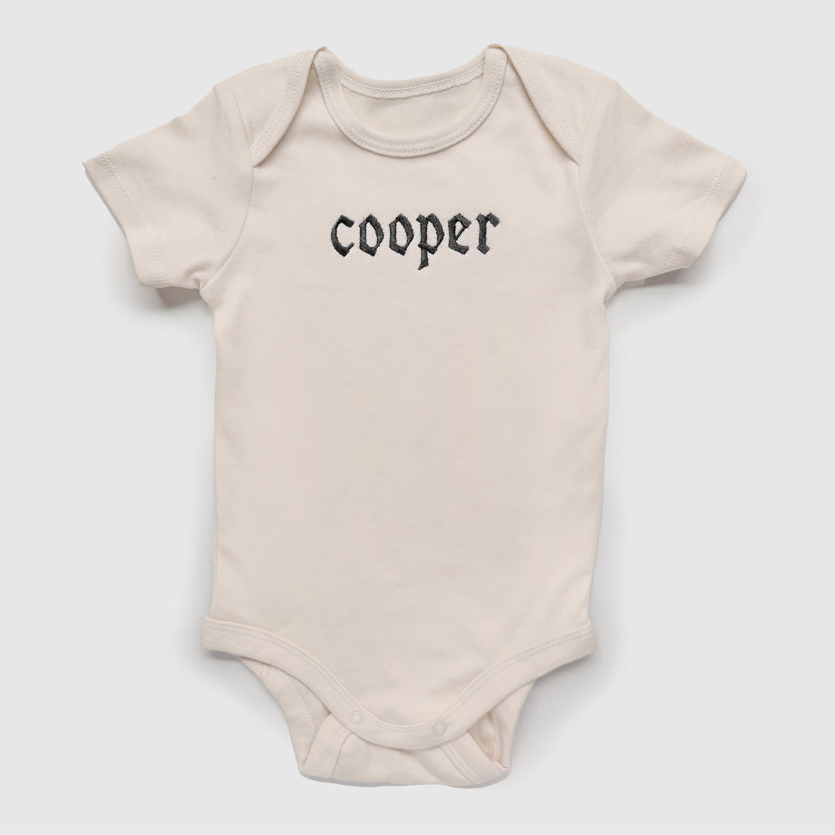 Personalized Kids Name Shirt with Gothic Embroidery - Starry Skies Austin