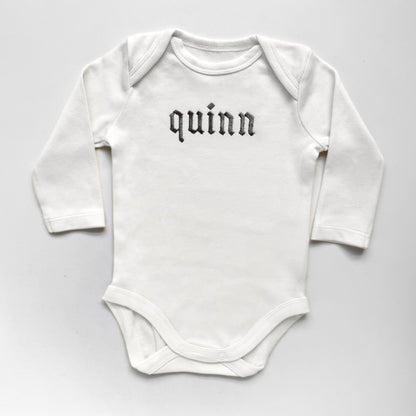 Personalized Kids Name Sweatshirt with Gothic Embroidery - Starry Skies Austin
