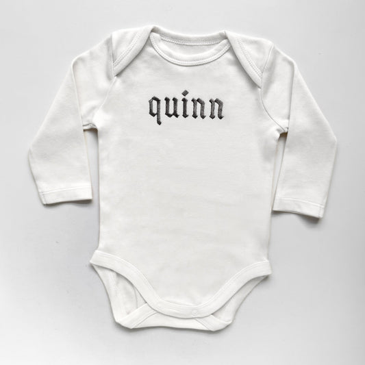 Personalized Kids Name Sweatshirt with Gothic Embroidery - Starry Skies Austin