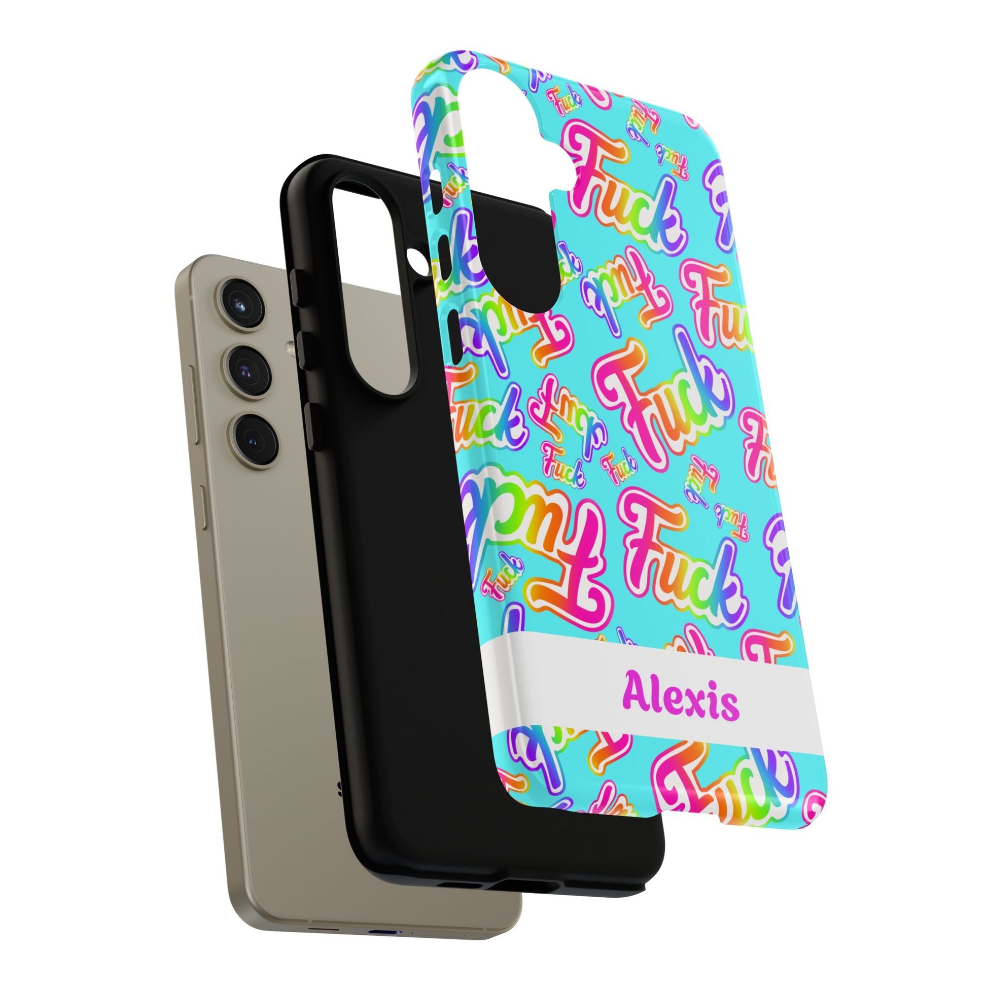 Personalized Phone Case: 90s Inspired Y2K Tough Design - Starry Skies Austin
