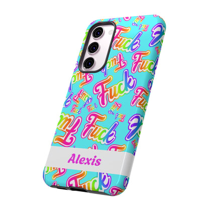 Personalized Phone Case: 90s Inspired Y2K Tough Design - Starry Skies Austin