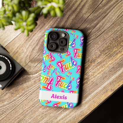 Personalized Phone Case: 90s Inspired Y2K Tough Design - Starry Skies Austin