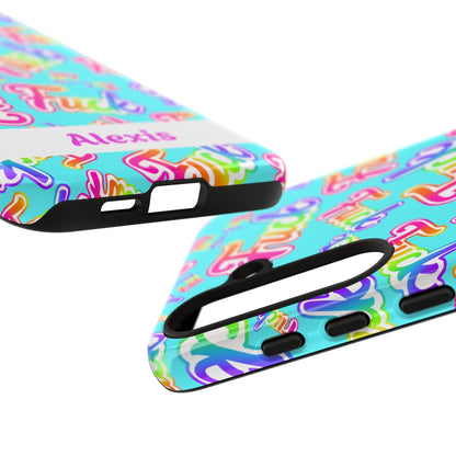 Personalized Phone Case: 90s Inspired Y2K Tough Design - Starry Skies Austin