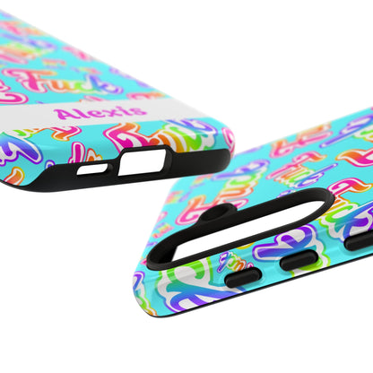 Personalized Phone Case: 90s Inspired Y2K Tough Design - Starry Skies Austin