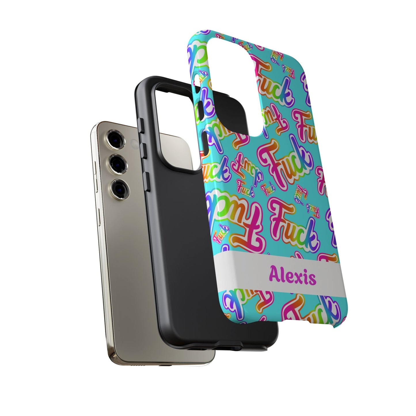 Personalized Phone Case: 90s Inspired Y2K Tough Design - Starry Skies Austin