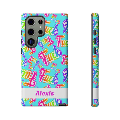 Personalized Phone Case: 90s Inspired Y2K Tough Design - Starry Skies Austin