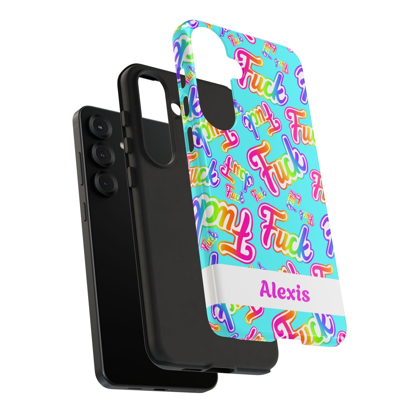 Personalized Phone Case: 90s Inspired Y2K Tough Design - Starry Skies Austin
