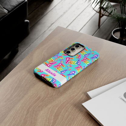 Personalized Phone Case: 90s Inspired Y2K Tough Design - Starry Skies Austin