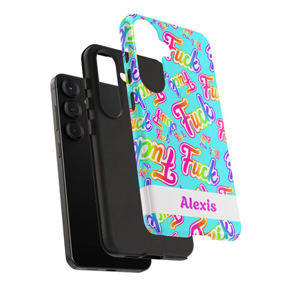 Personalized Phone Case: 90s Inspired Y2K Tough Design - Starry Skies Austin