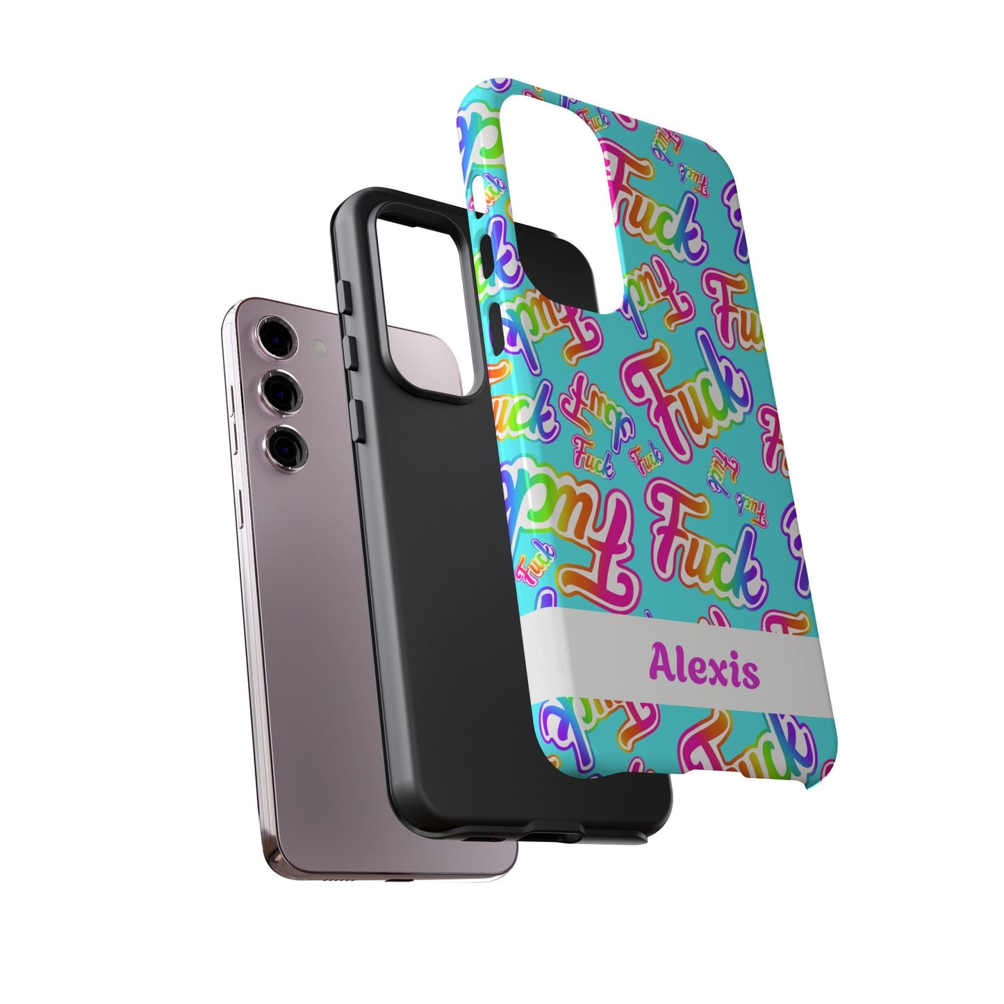 Personalized Phone Case: 90s Inspired Y2K Tough Design - Starry Skies Austin