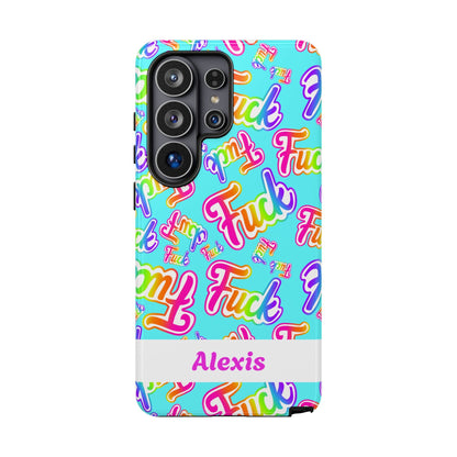 Personalized Phone Case: 90s Inspired Y2K Tough Design - Starry Skies Austin