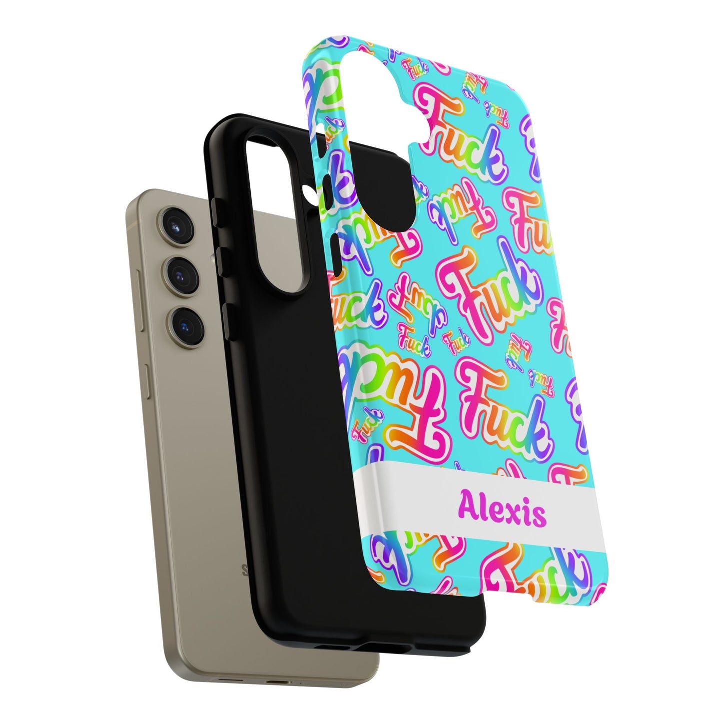 Personalized Phone Case: 90s Inspired Y2K Tough Design - Starry Skies Austin