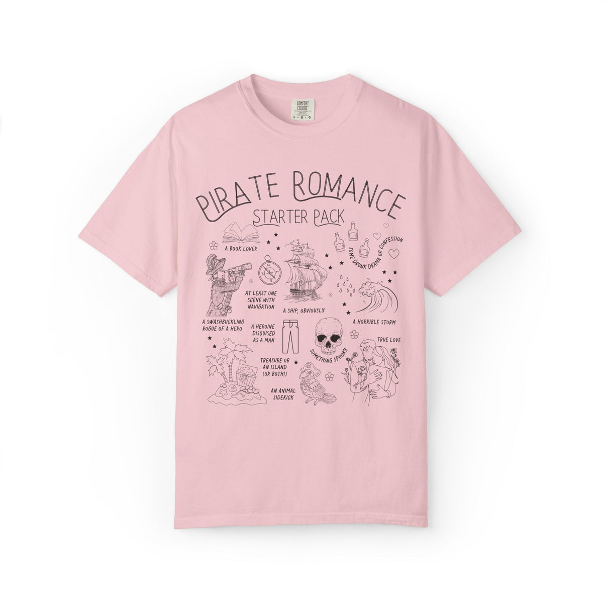 Pirate Romance Starter Pack T-Shirt - Starry Skies Austin