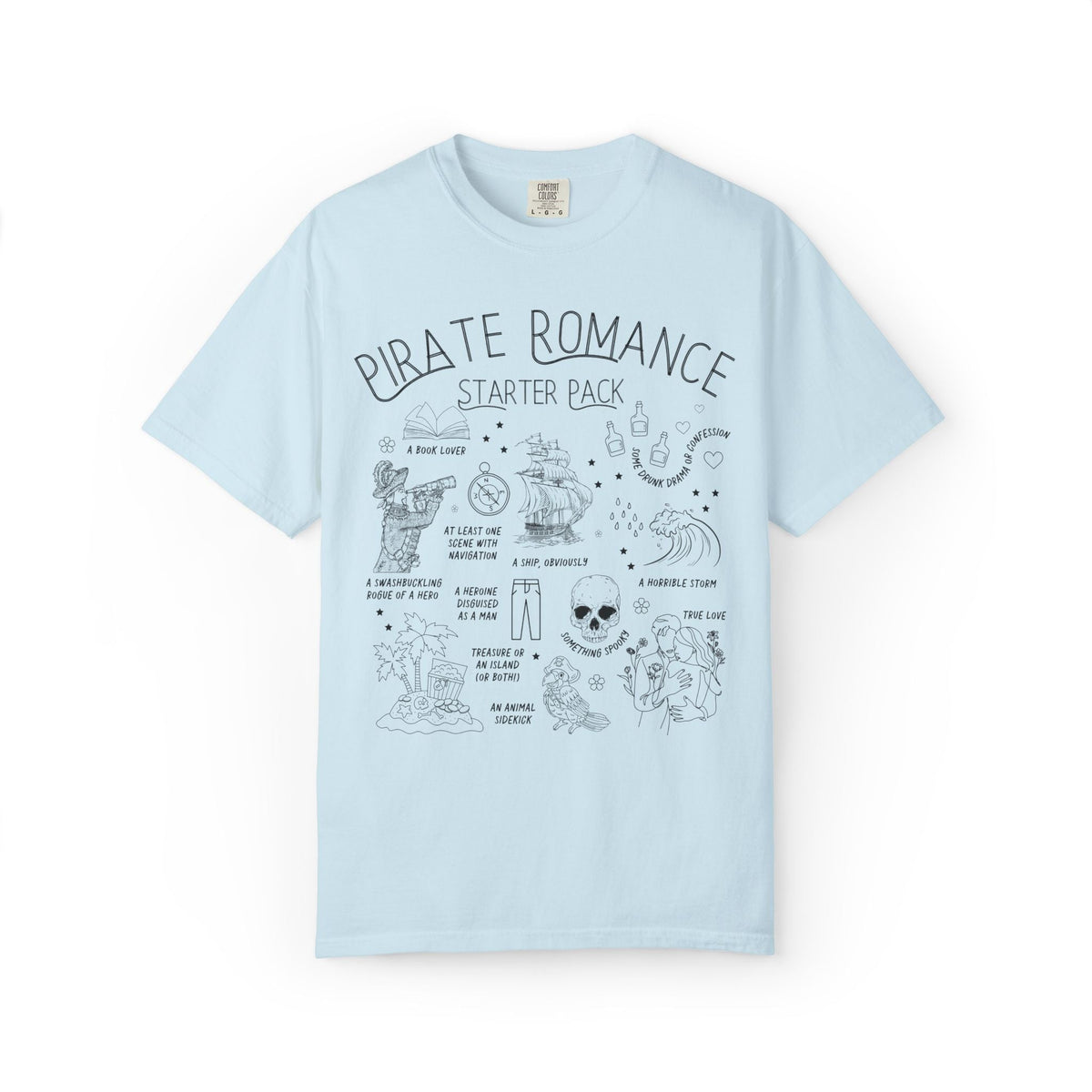 Pirate Romance Starter Pack T-Shirt - Starry Skies Austin