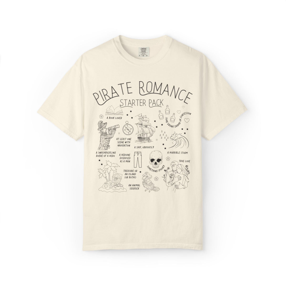 Pirate Romance Starter Pack T-Shirt - Starry Skies Austin