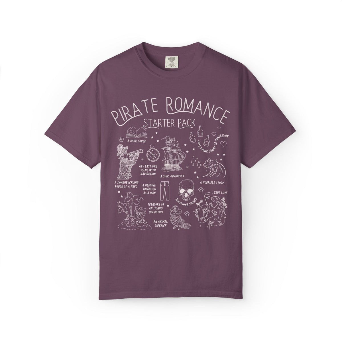 Pirate Romance Starter Pack T-Shirt - Starry Skies Austin