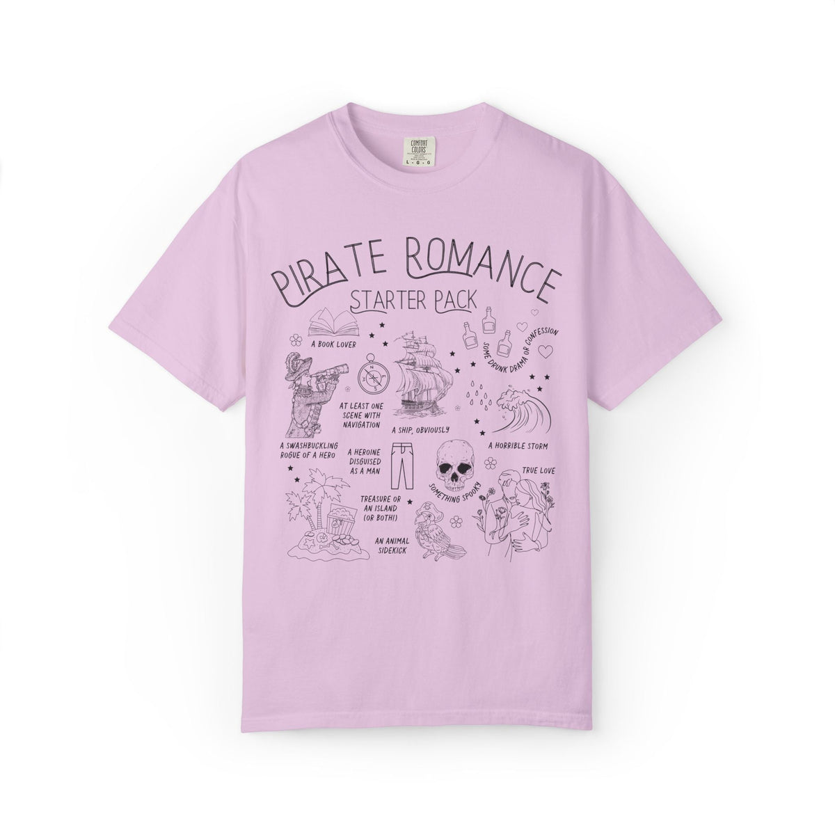 Pirate Romance Starter Pack T-Shirt - Starry Skies Austin