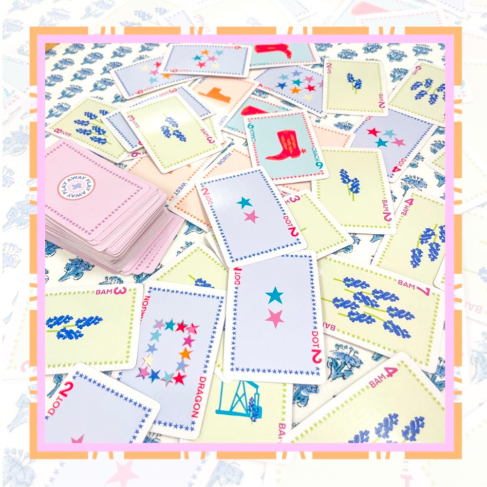 Play Away Mahjong Cards: Texas Edition - Starry Skies Austin