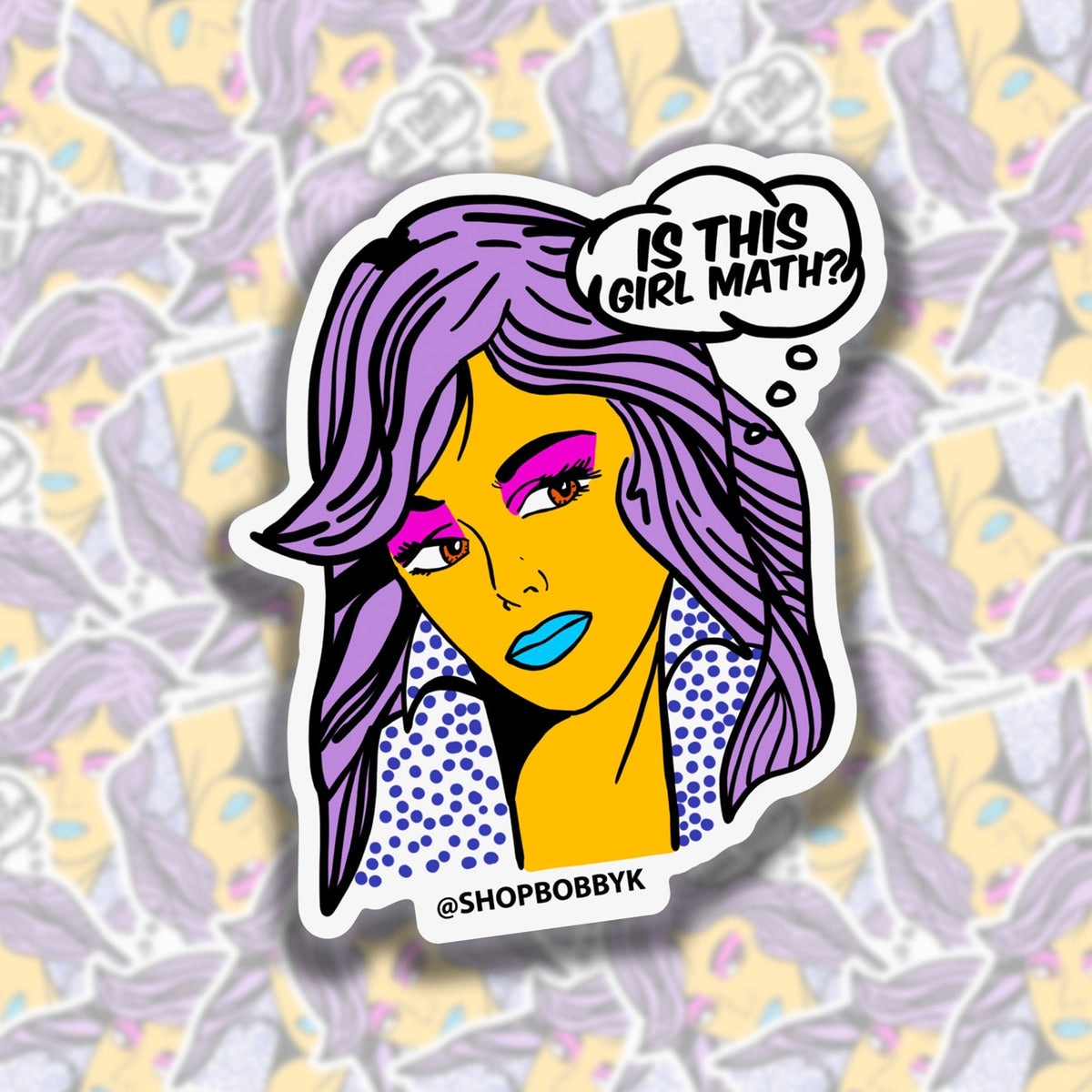 Pop Art Girlies Sticker Pack - Starry Skies Austin