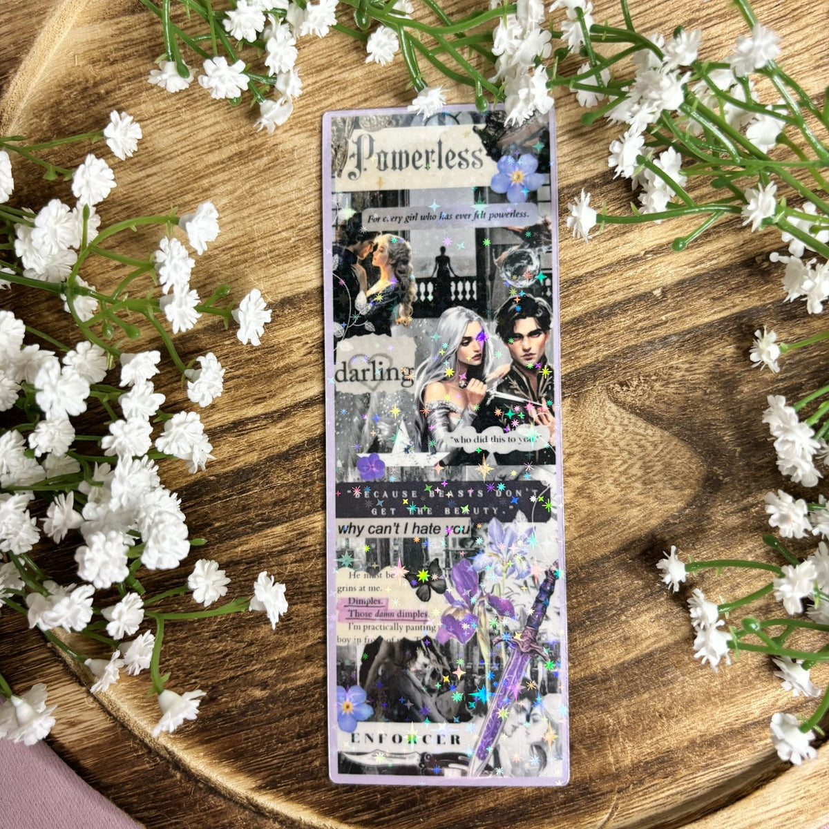 Powerless Collage Bookmark - Starry Skies Austin