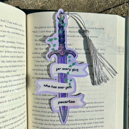 Powerless Dagger Bookmark - Starry Skies Austin