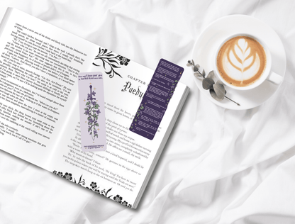 Powerless Kai Quotes inspired Dual-Sided Cardstock Bookmark - Starry Skies Austin