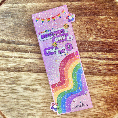 Pride Sounds Gay, I’m In Bookmark - Starry Skies Austin