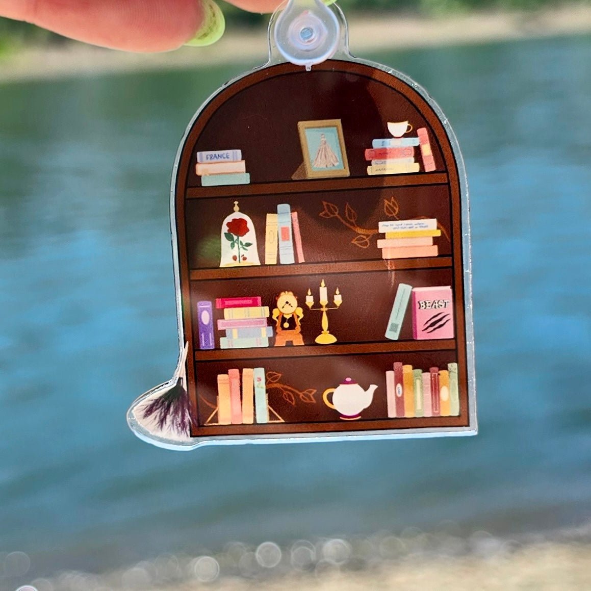 Princess Bookshelf Keychain - Starry Skies Austin