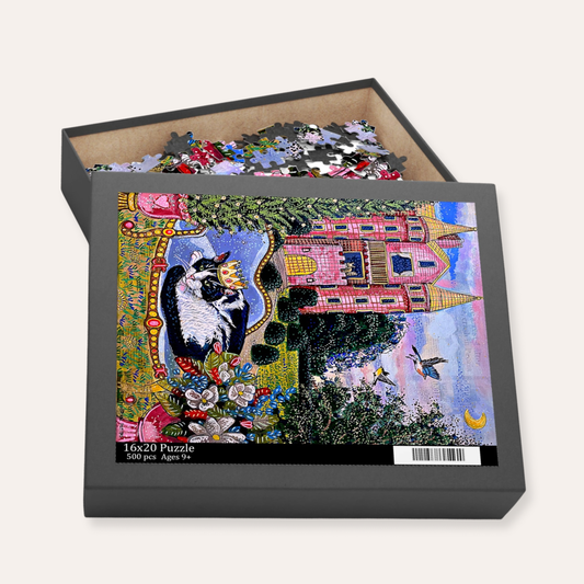 Princess Kitty Fine Art Puzzle - Starry Skies Austin