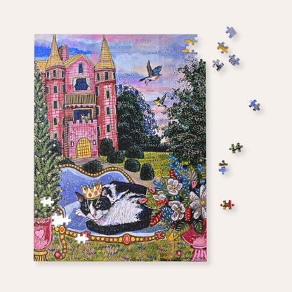 Princess Kitty Fine Art Puzzle - Starry Skies Austin