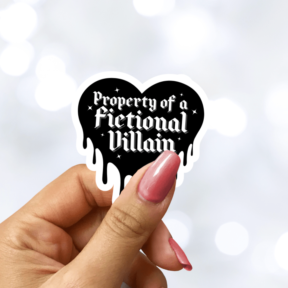 Property of a Fictional Villain Sticker - Starry Skies Austin