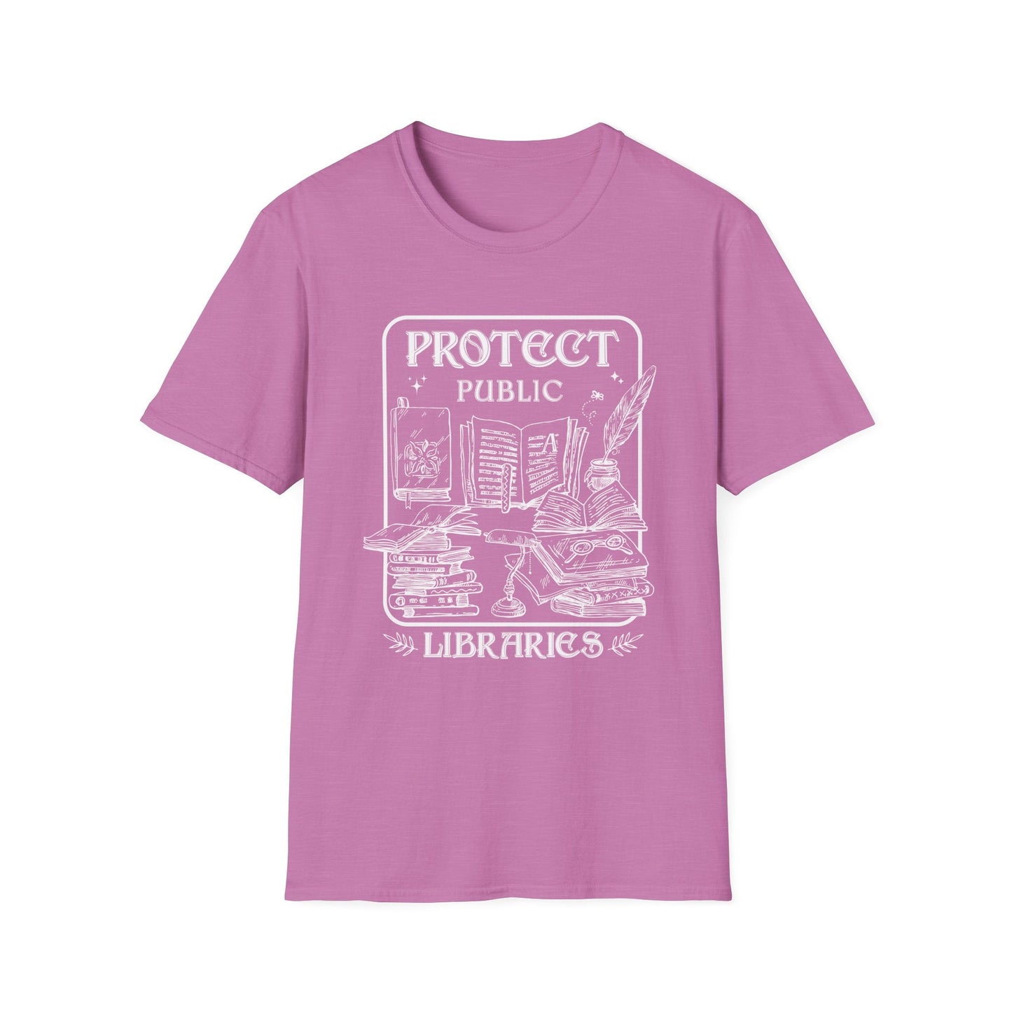 Protect Public Libraries Softstyle Tee - Starry Skies Austin