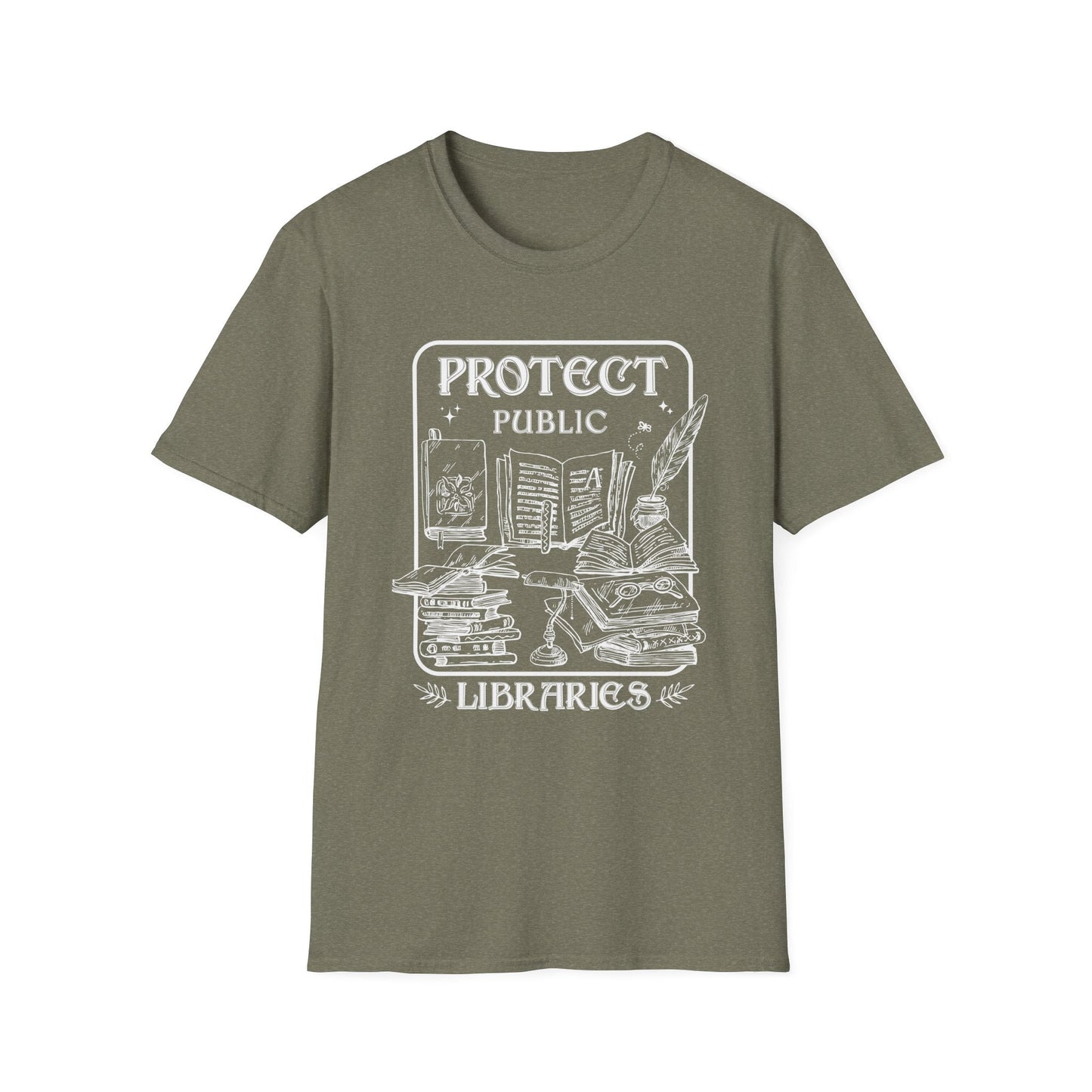 Protect Public Libraries Softstyle Tee - Starry Skies Austin