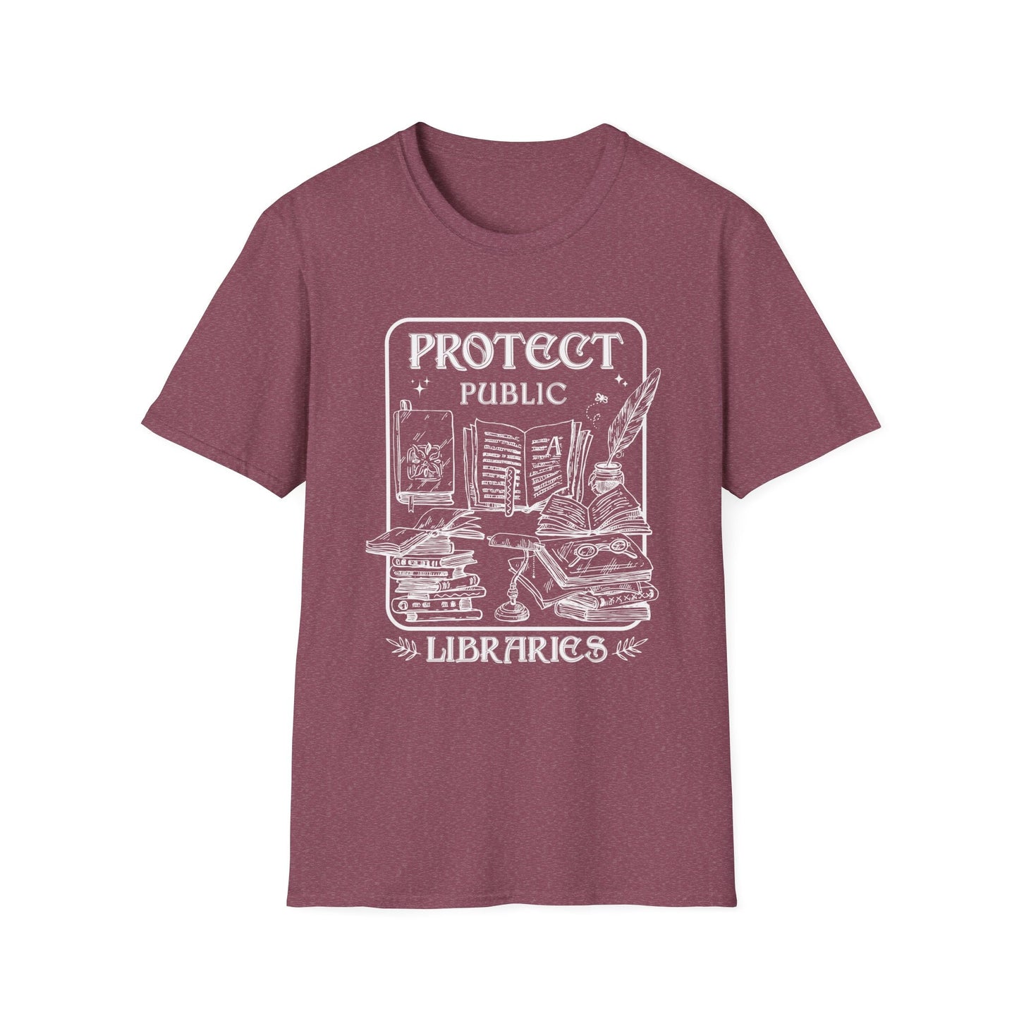 Protect Public Libraries Softstyle Tee - Starry Skies Austin