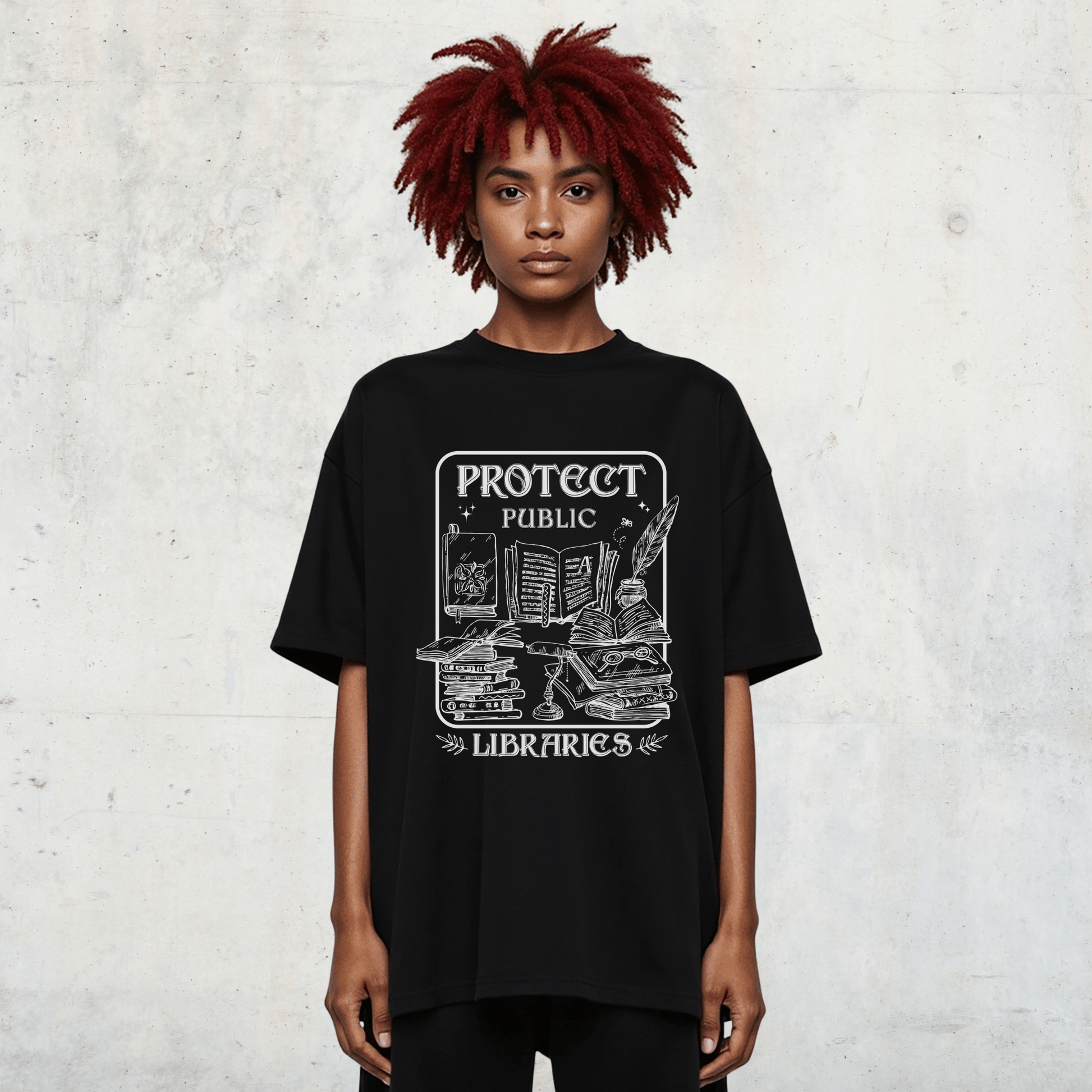 Protect Public Libraries Softstyle Tee - Starry Skies Austin