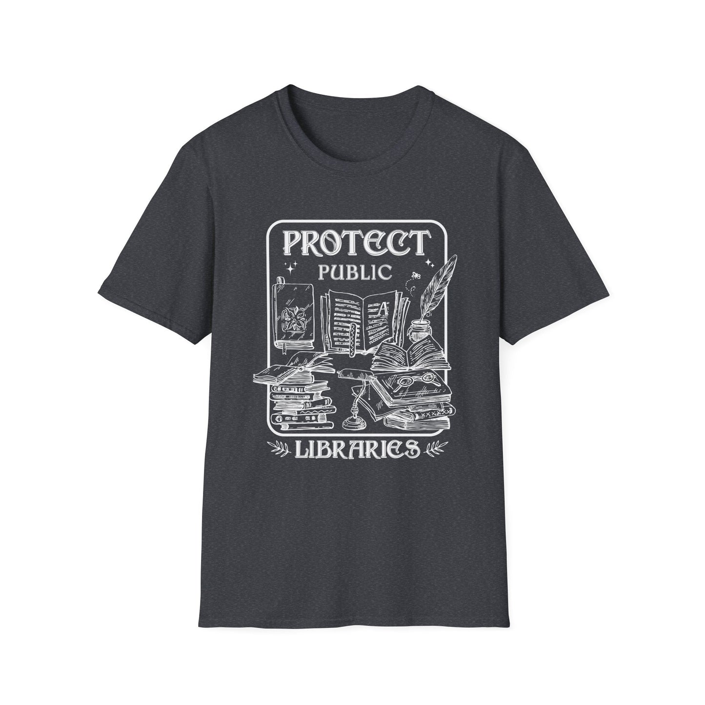 Protect Public Libraries Softstyle Tee - Starry Skies Austin