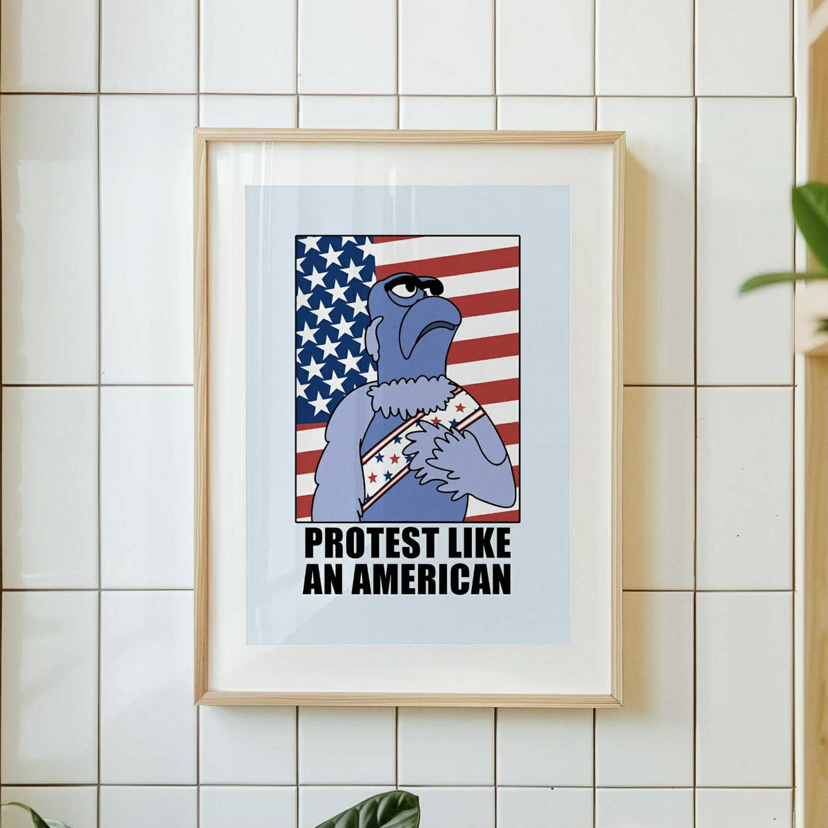 Protest Like an American Unframed Art Print - Starry Skies Austin