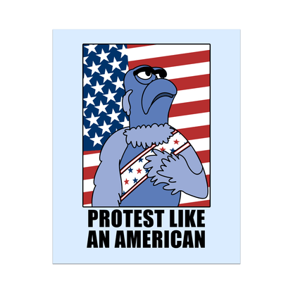 Protest Like an American Unframed Art Print - Starry Skies Austin