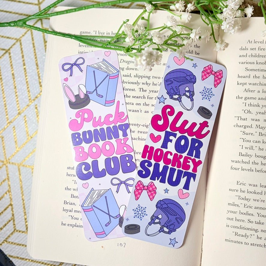 Puck Bunny Inspired Dual-Sided Matte Cardstock Bookmark - Starry Skies Austin