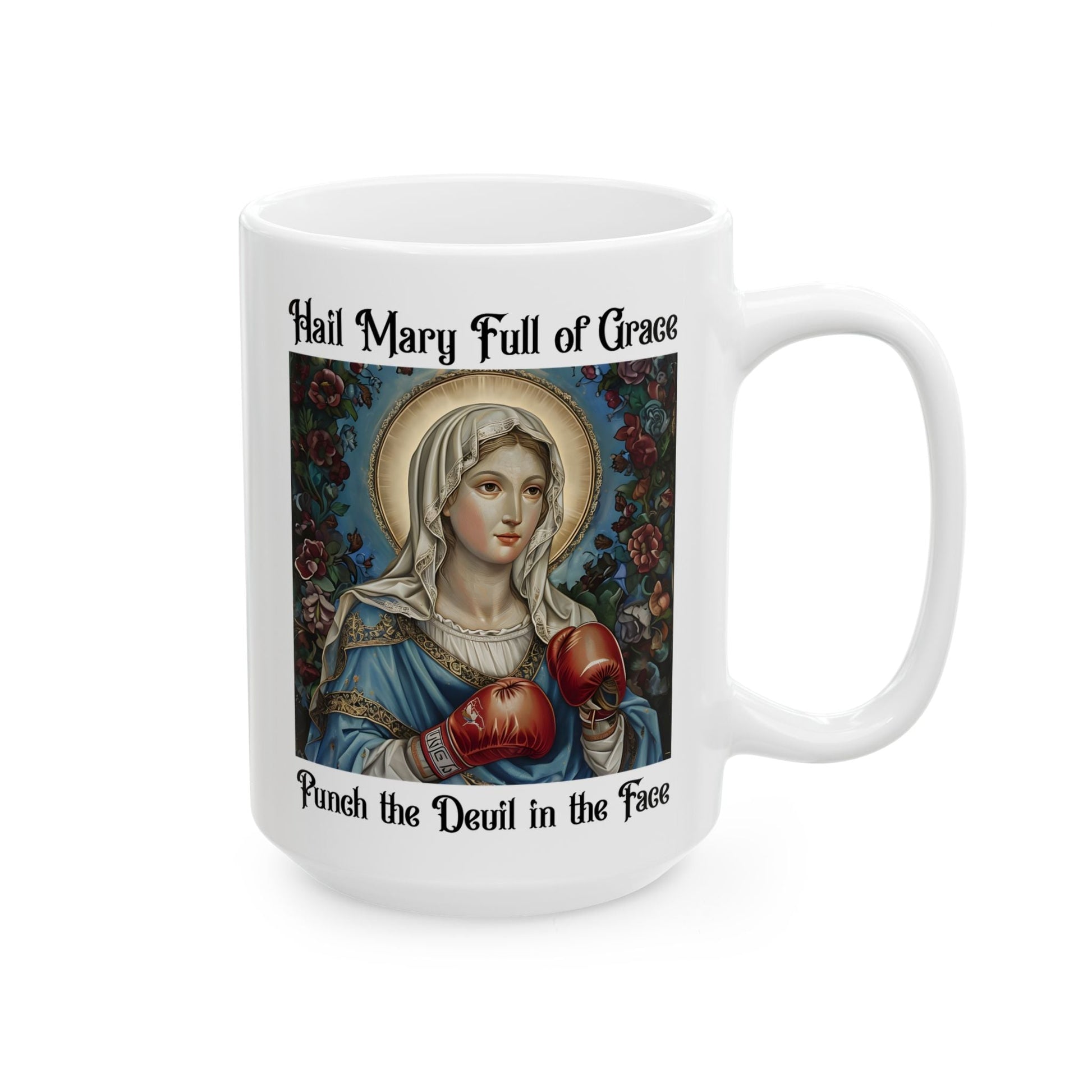 Punch the Devil in the Face Art Mug - Starry Skies Austin