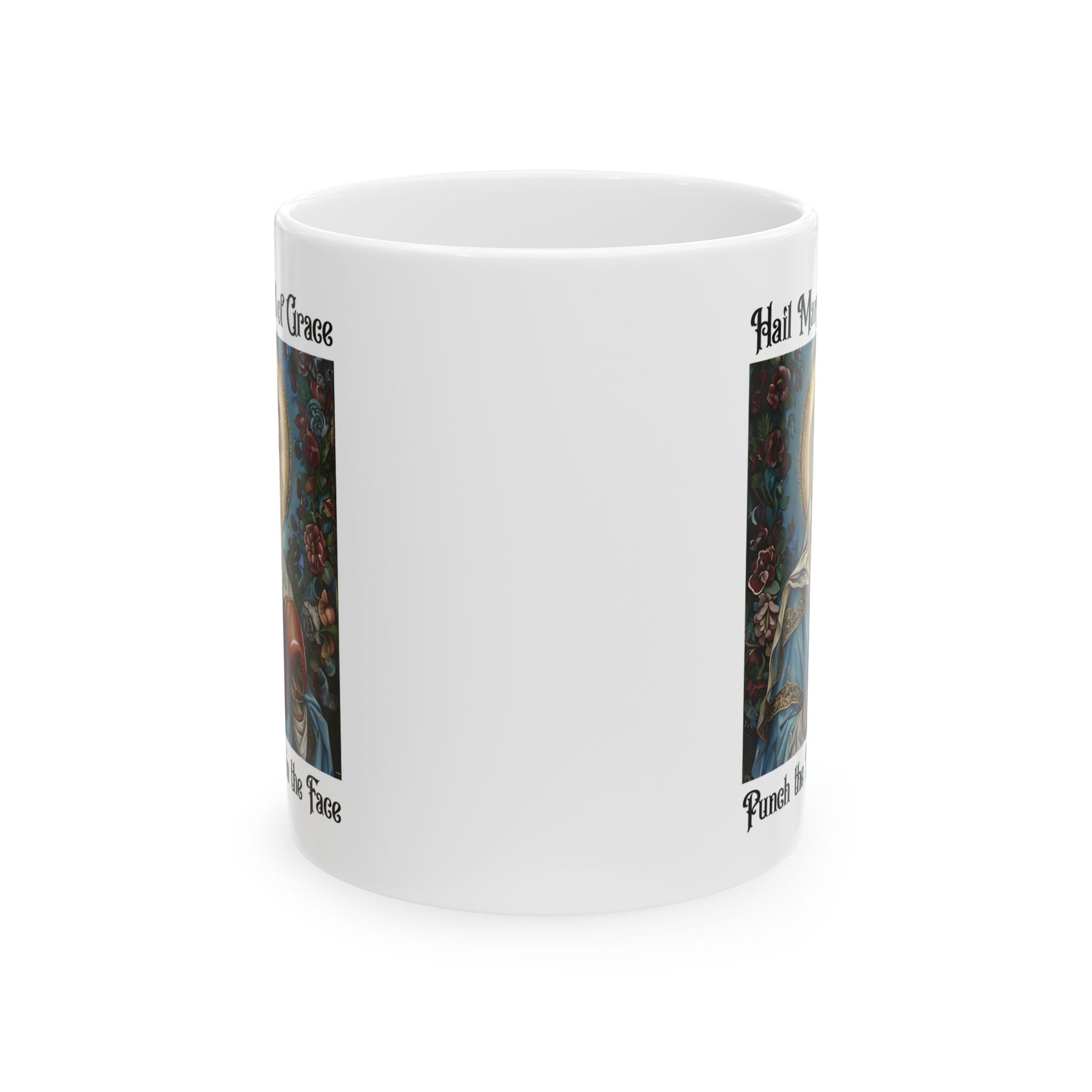 Punch the Devil in the Face Art Mug - Starry Skies Austin