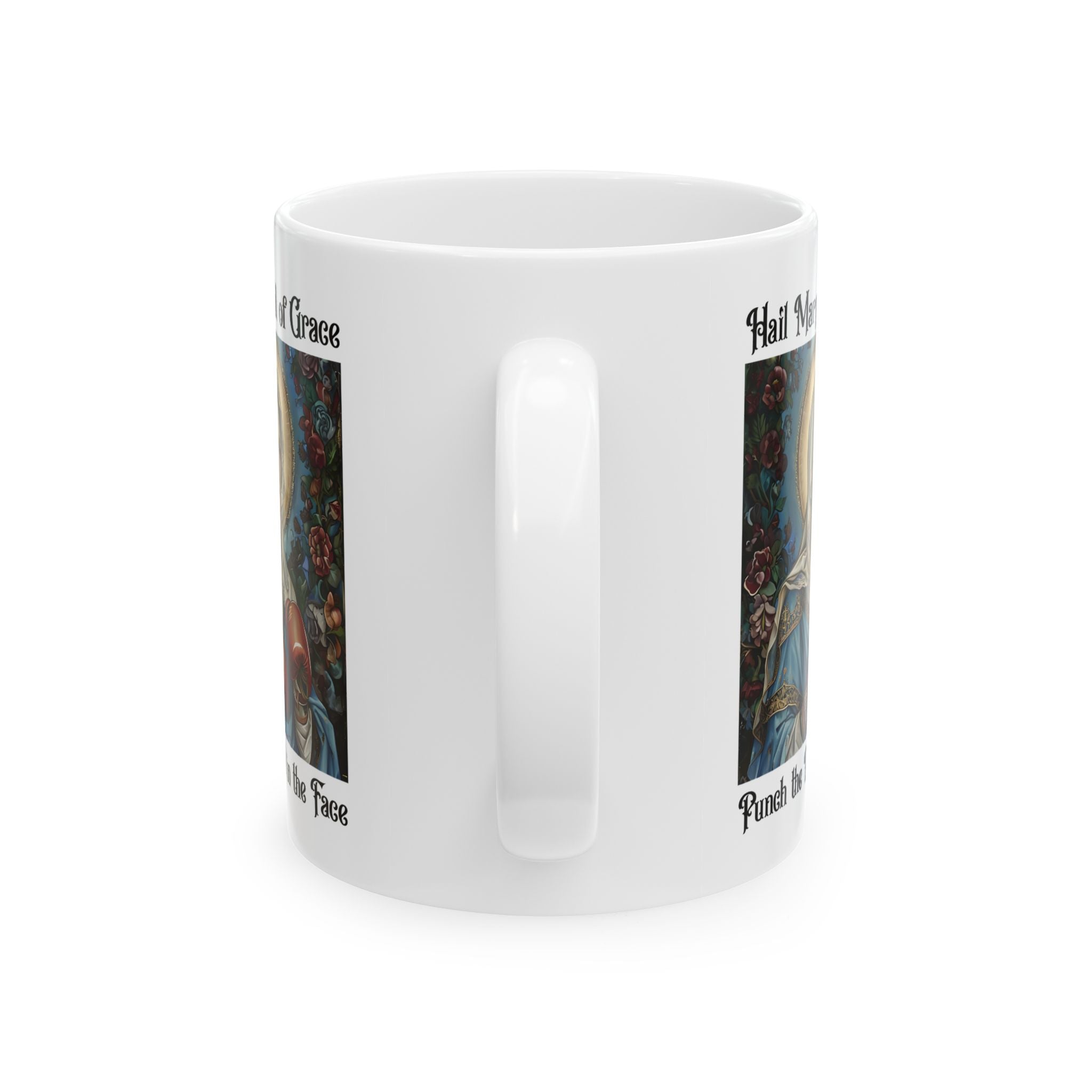 Punch the Devil in the Face Art Mug - Starry Skies Austin