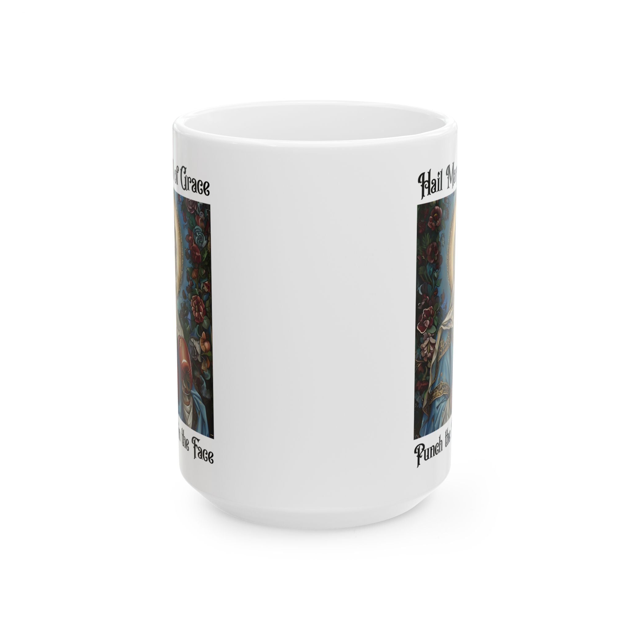 Punch the Devil in the Face Art Mug - Starry Skies Austin