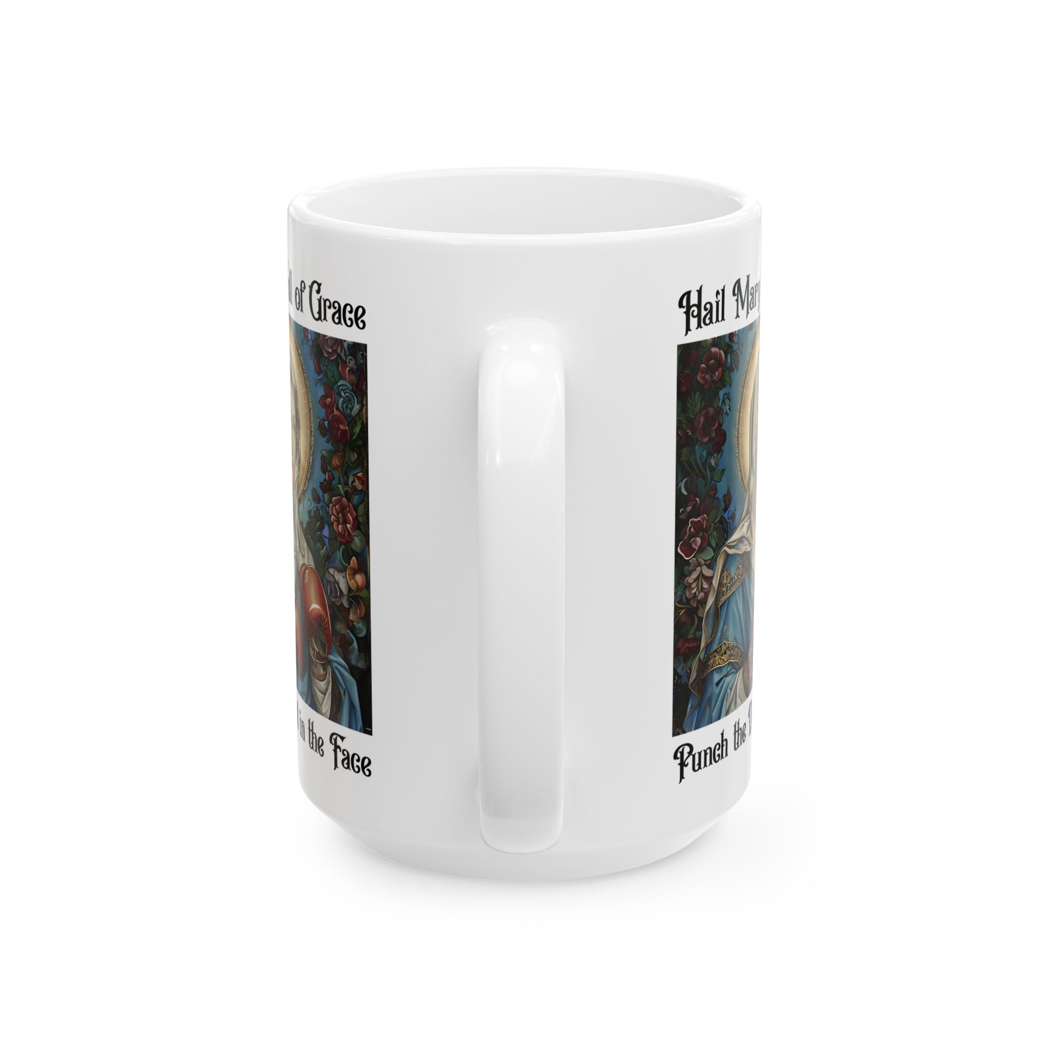 Punch the Devil in the Face Art Mug - Starry Skies Austin