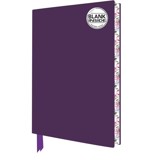 Purple Blank Artisan Notebook (Flame Tree Journals) (Blank Artisan Notebooks) by Flame Tree Studio - Starry Skies Austin
